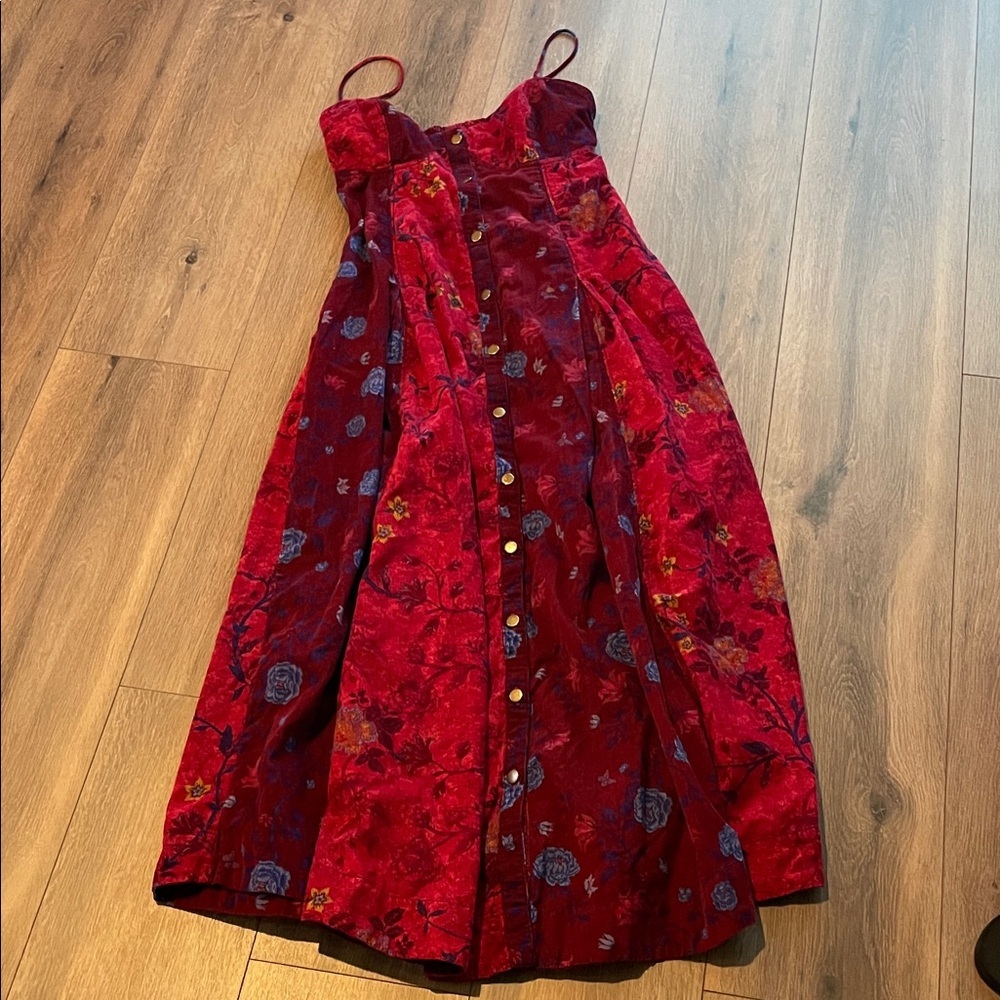 Free People Gail Corduroy Midi Dress - Picture 4 of 6